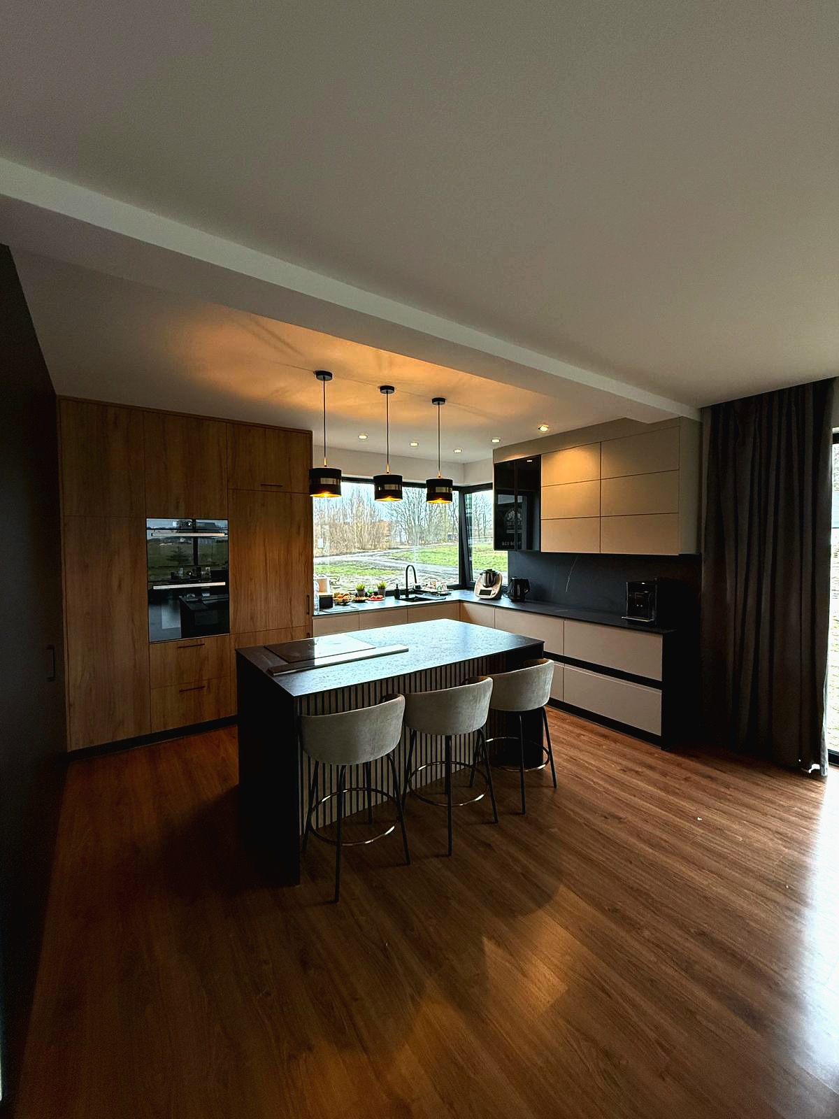 Industrielt køkkendesign i Venezia-stil